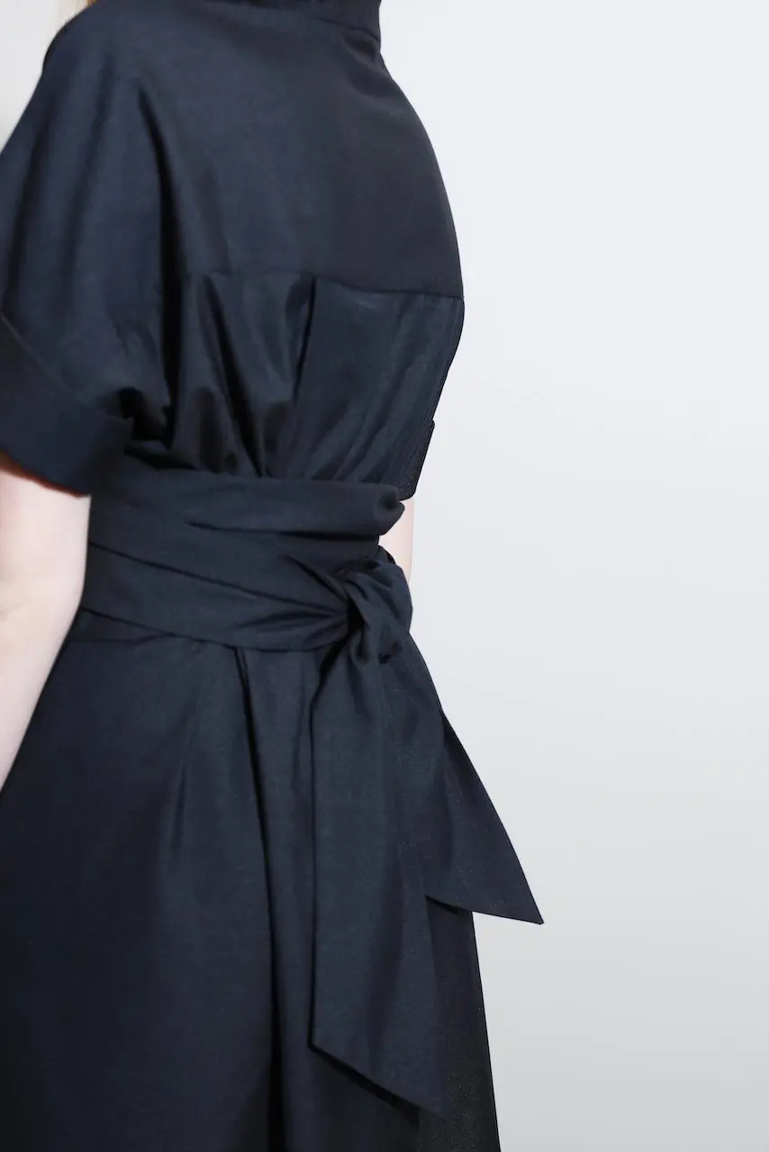 Very Dark Blue Dress - Image 2