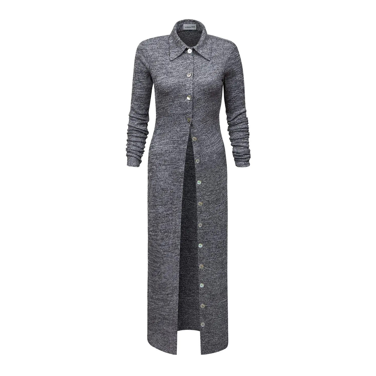 Košilový kabátek - Šedý