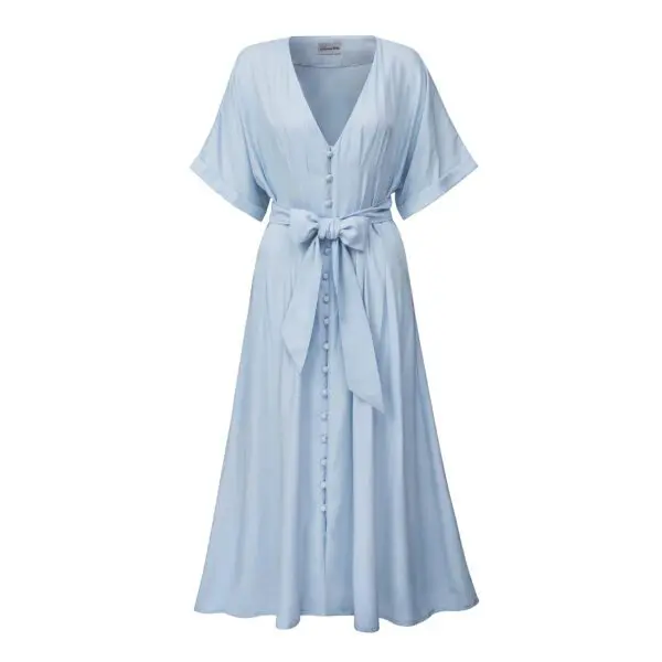 KimonoKošilové šaty - Nebeská