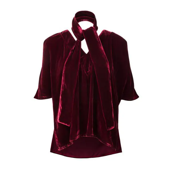 Red Velvet Top