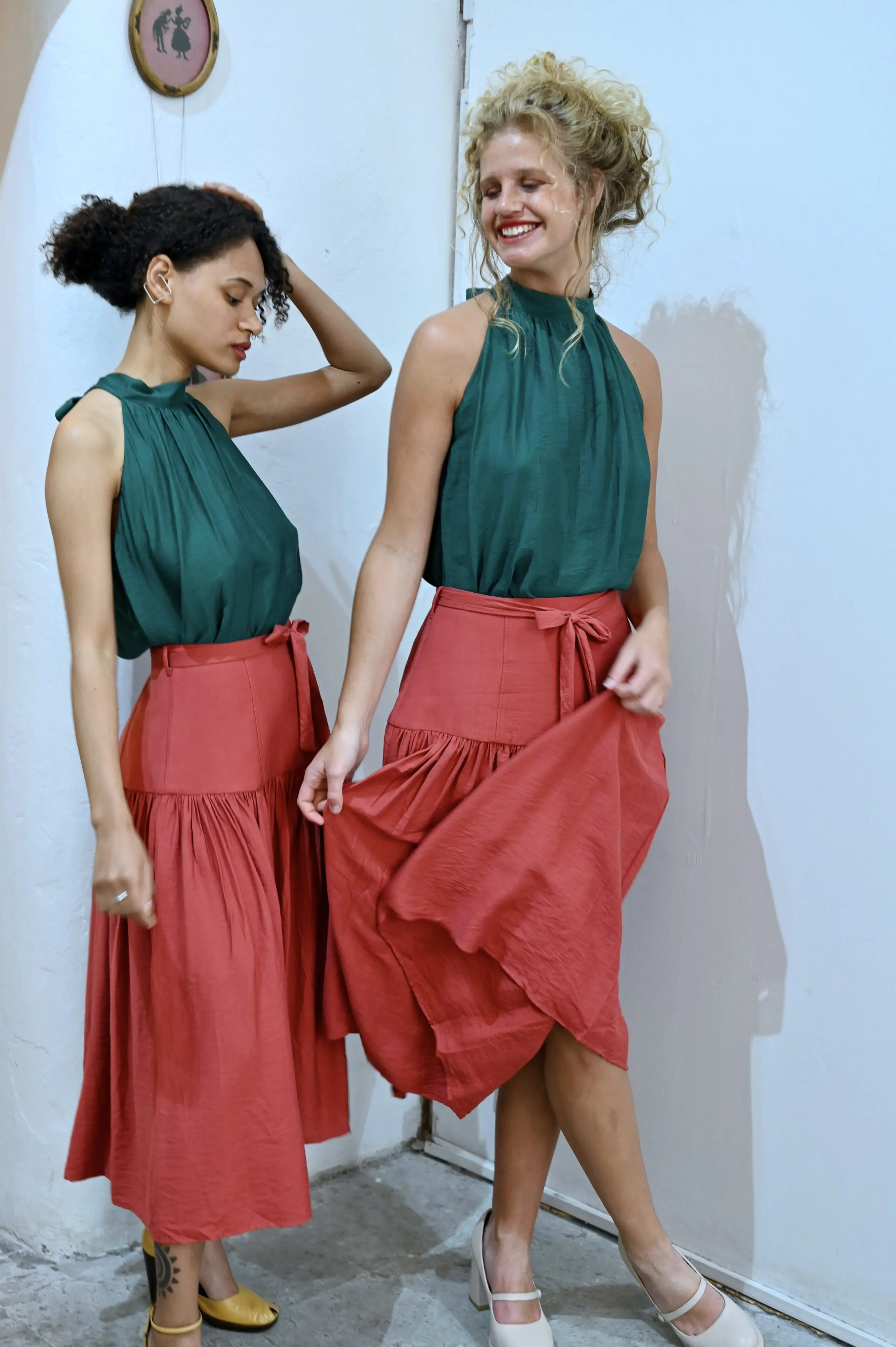 Peach skirt - Image 3