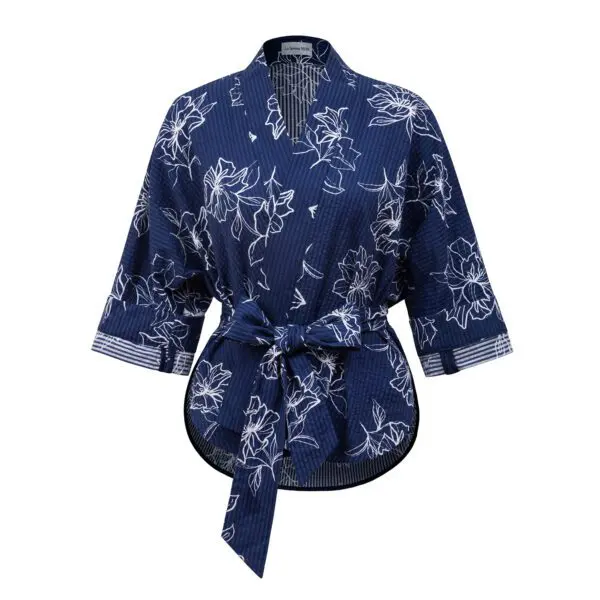 Kimono Halenka - ModroBílé