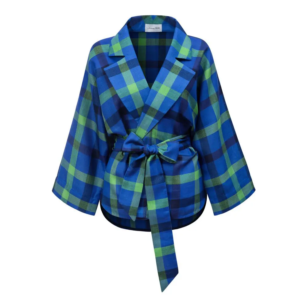 Modro-Zelený svět Signature Kimono