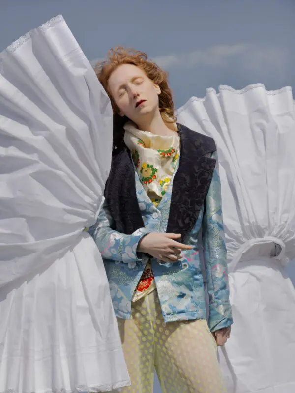 Zero-Waste Brocade Blazer