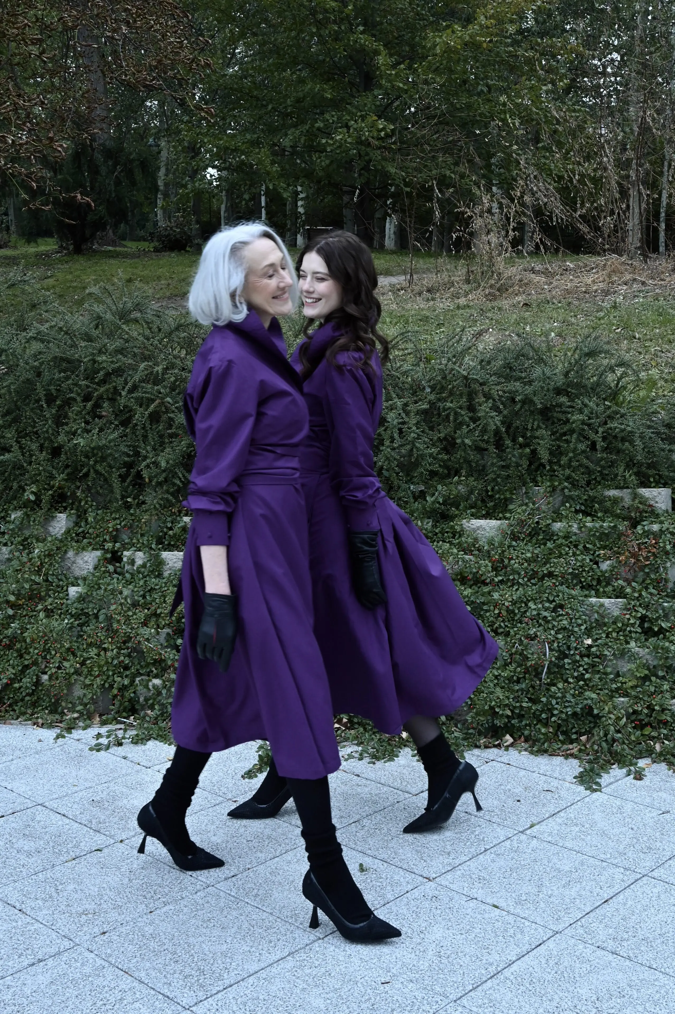 Wrap Dress Purple - Image 6