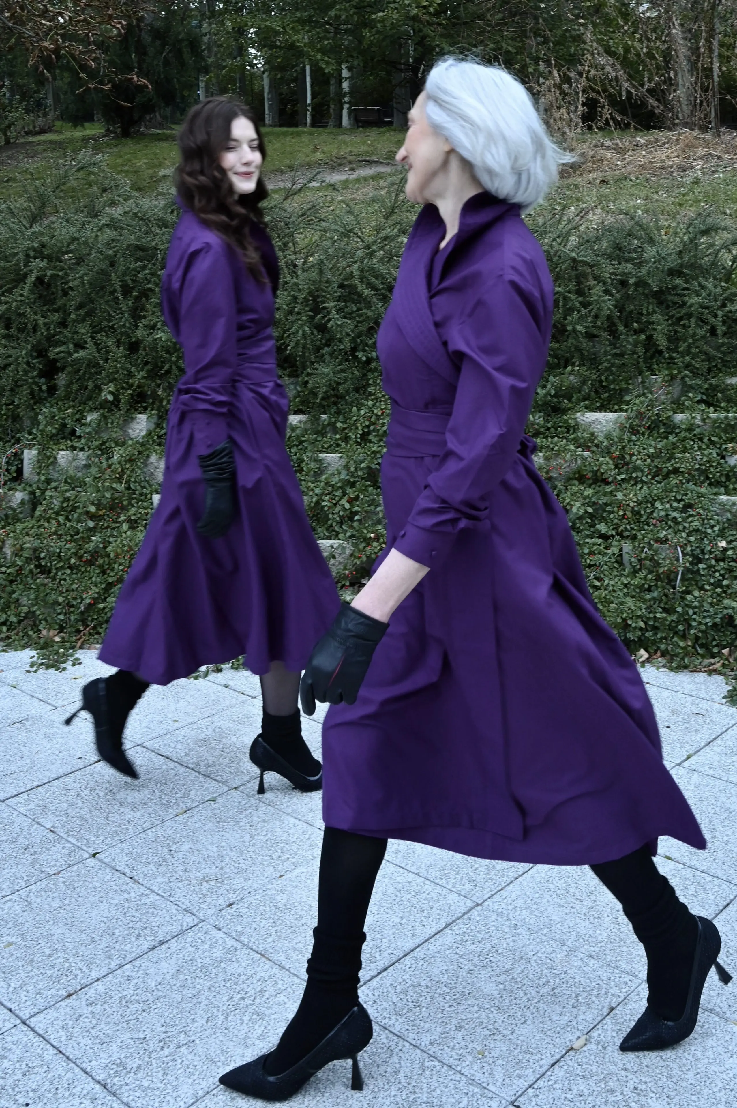 Wrap Dress Purple