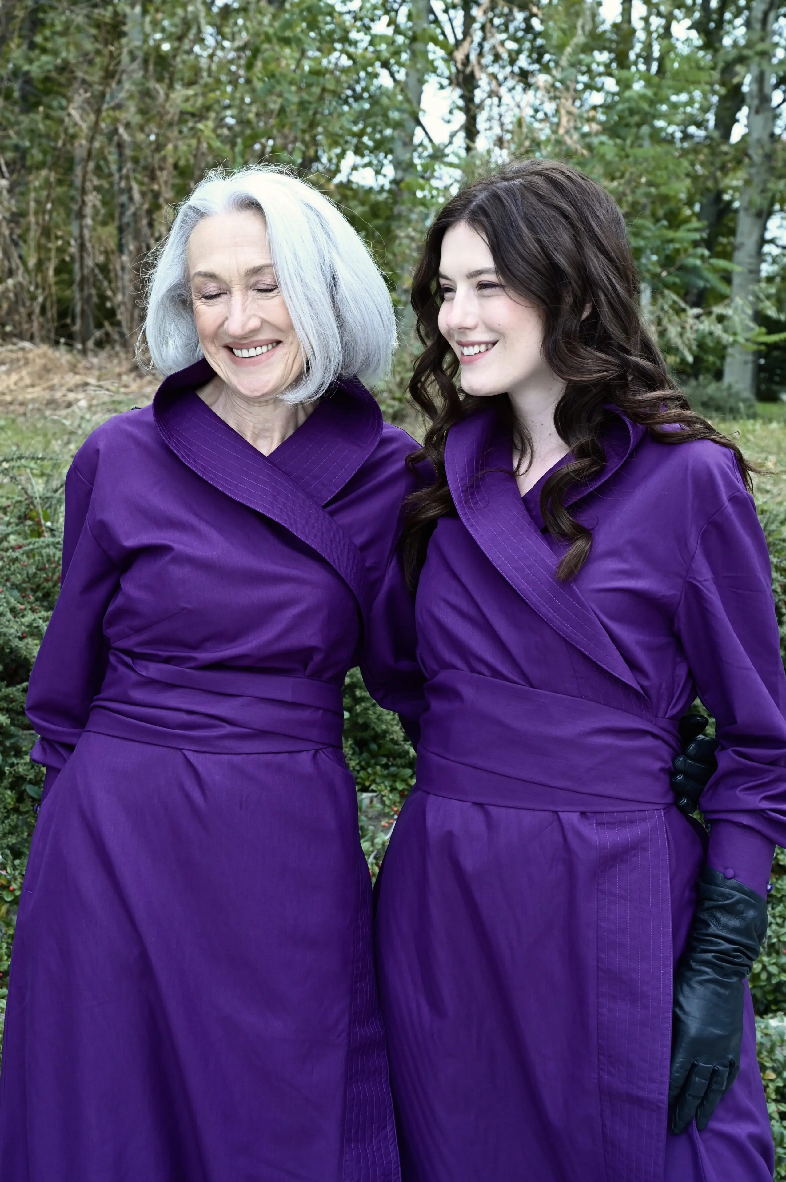 Wrap Dress Purple - Image 5