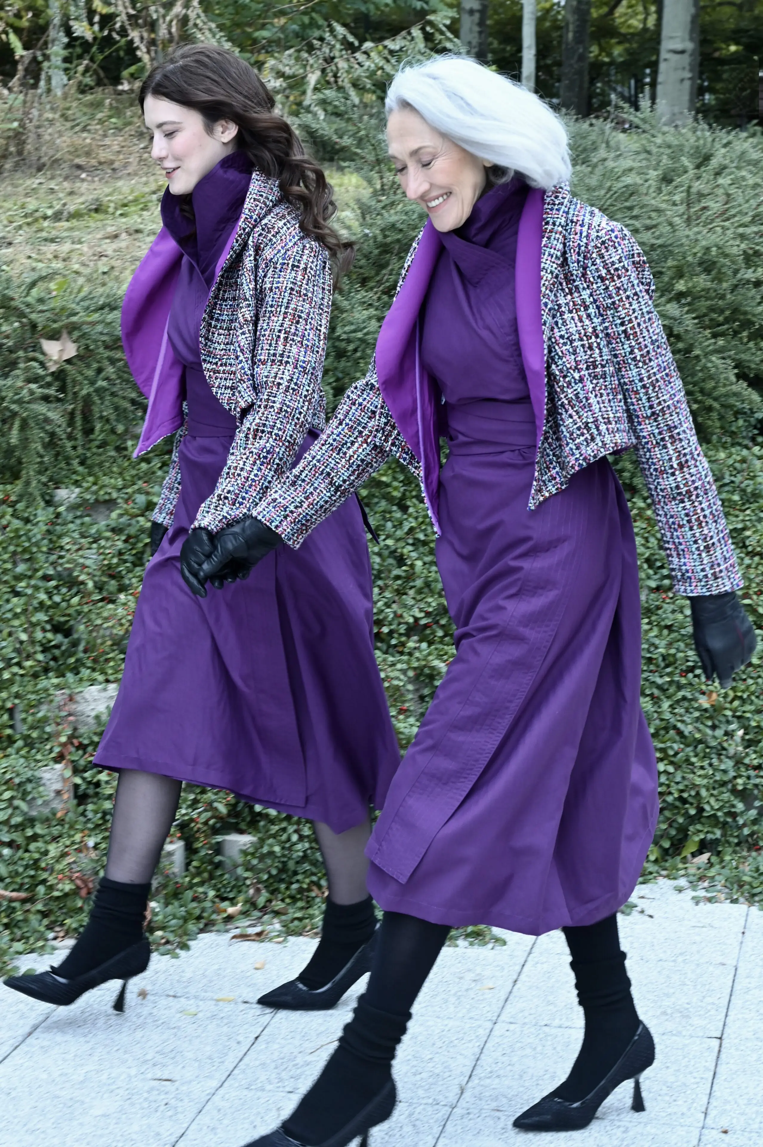 Wrap Dress Purple - Image 7