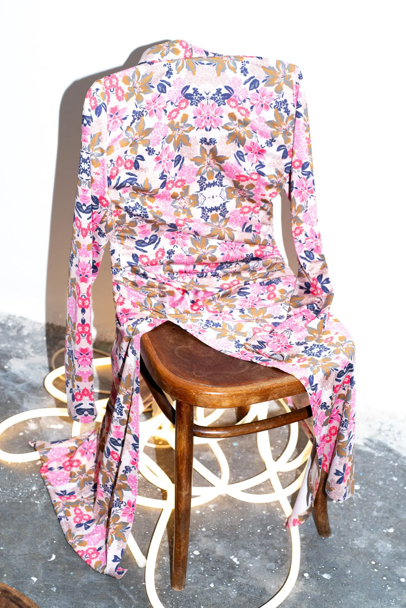 Flower-Power Qipao Dress - Image 7