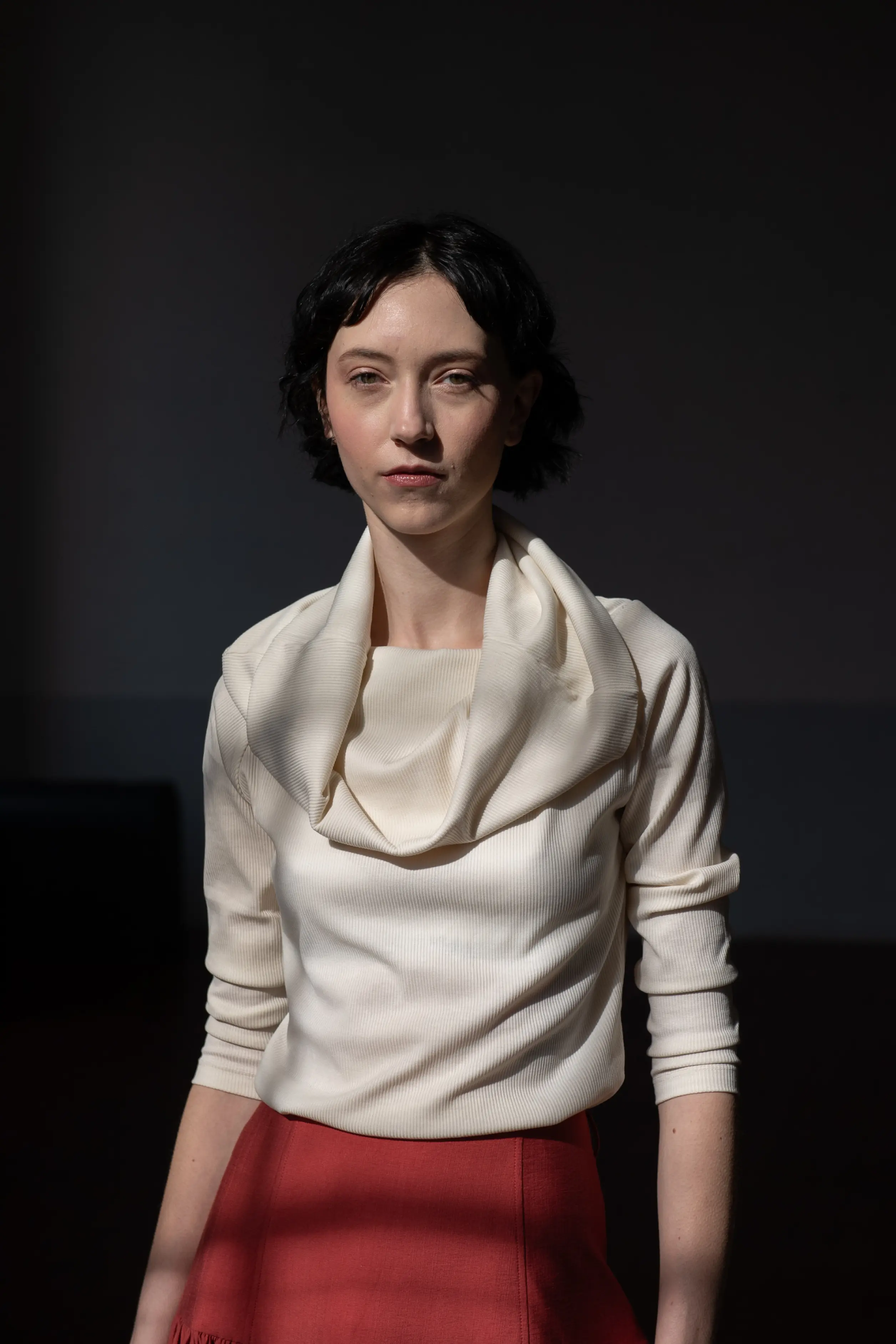 Off-Shoulder Top Ivory - Obrázek 9