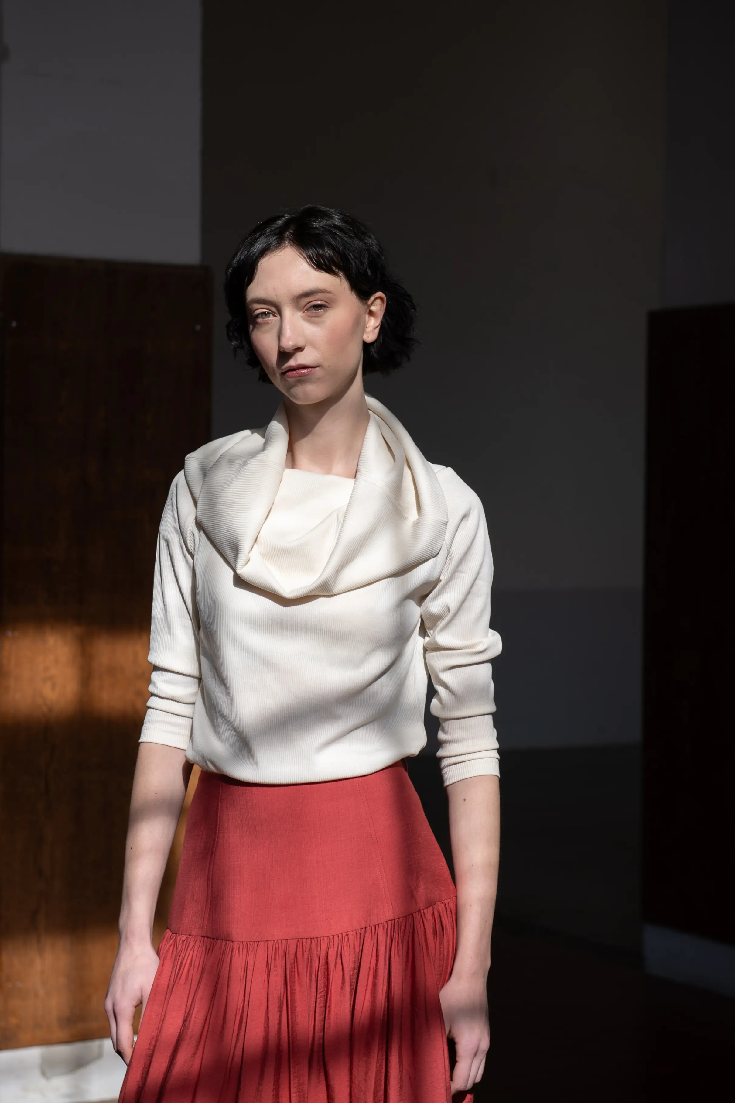 Off-Shoulder Top Ivory - Obrázek 2