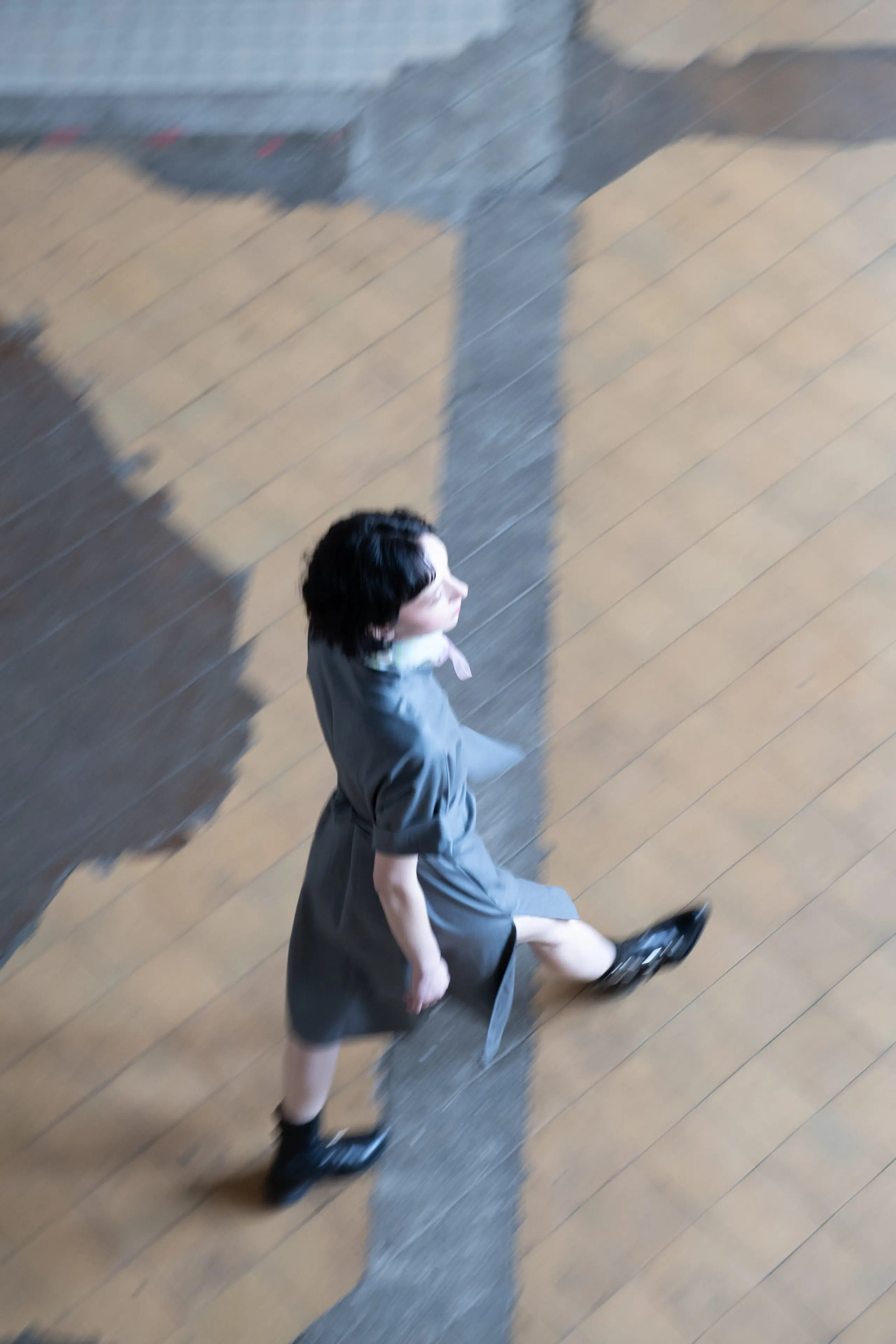 Signature Wrap Dress in Grey - Image 13