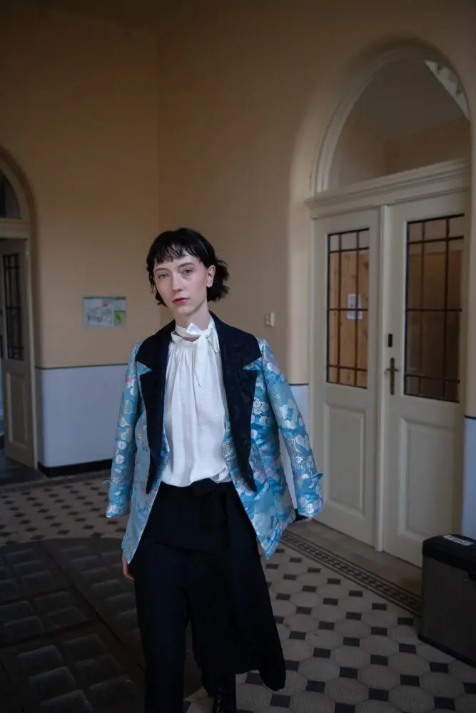 Zero-Waste Brocade Blazer