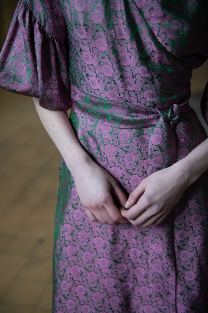 Wrap Silk Dress