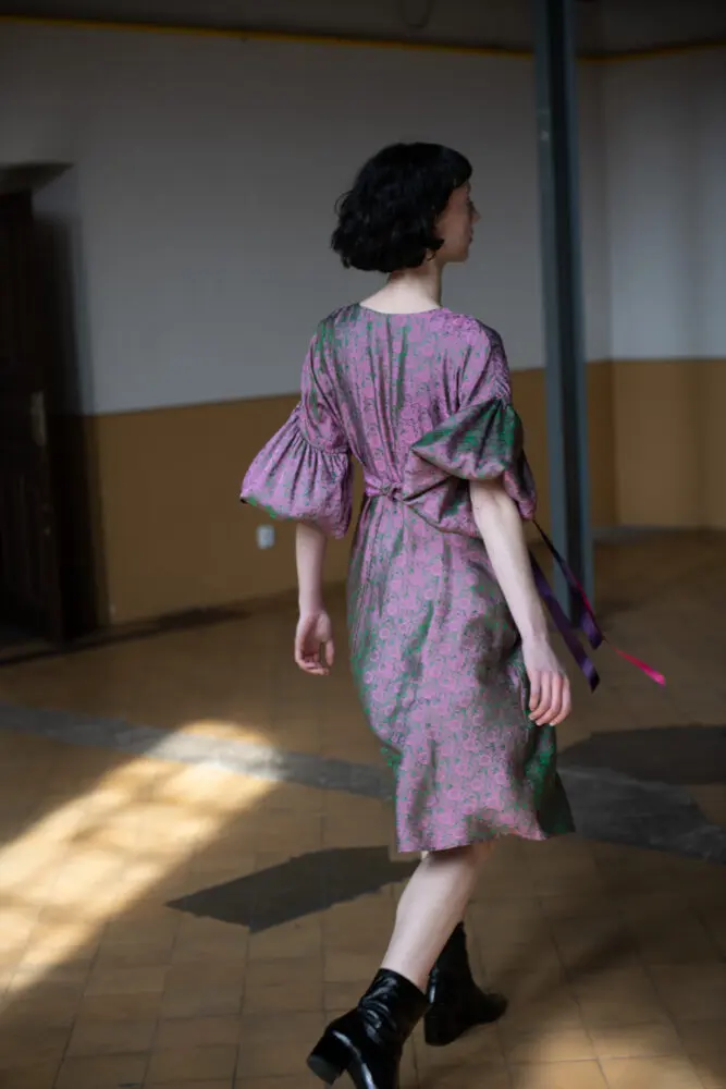 Wrap Silk Dress