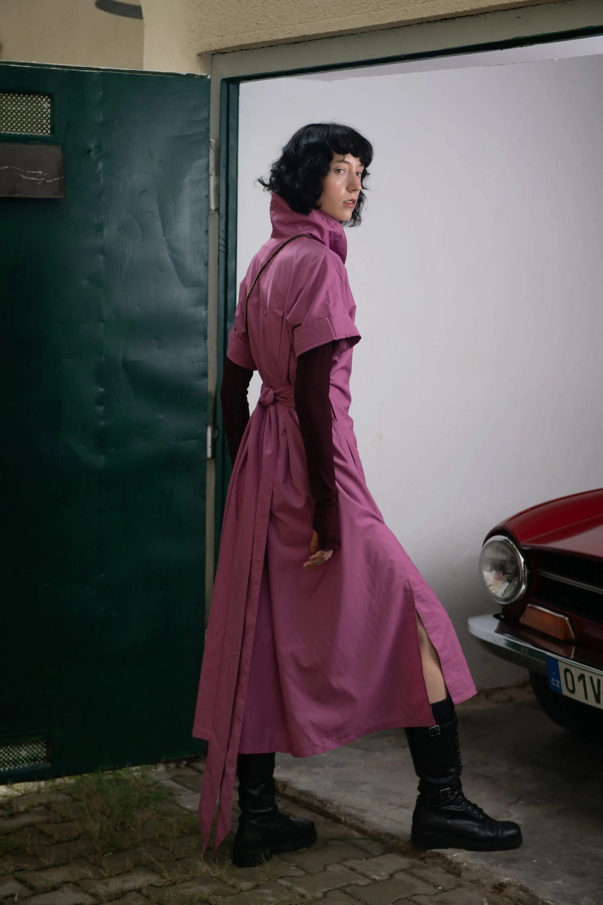 Quiet Statement Dress Pink - Image 5