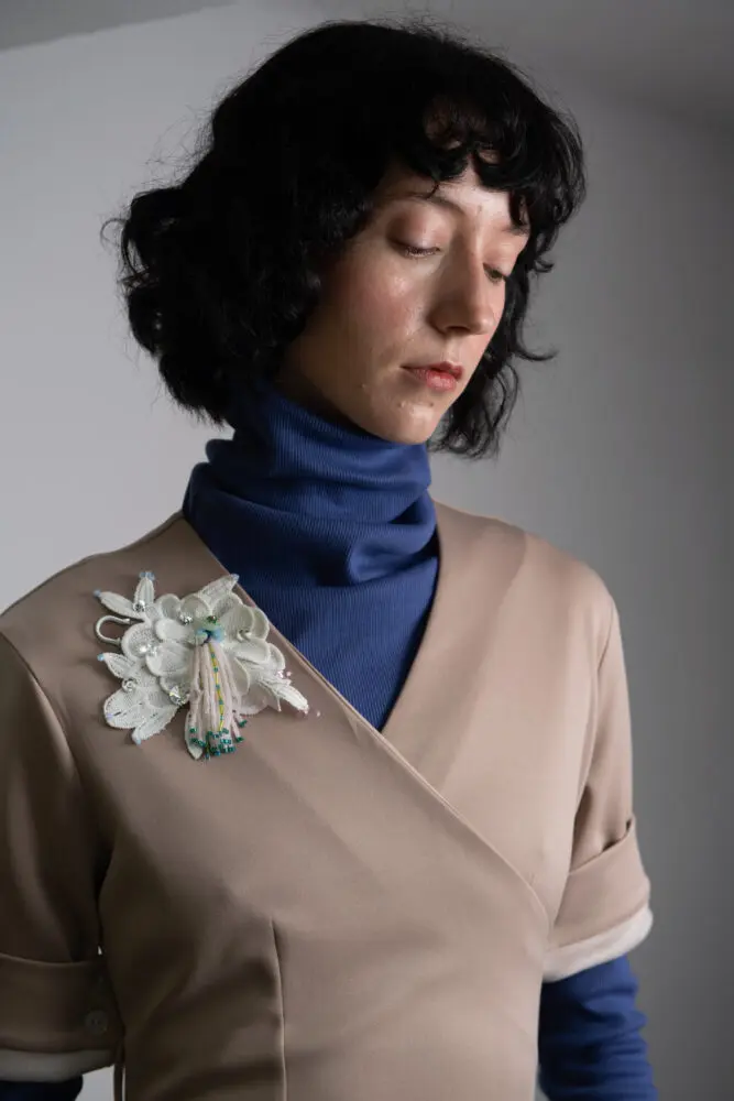 Blue Turtleneck