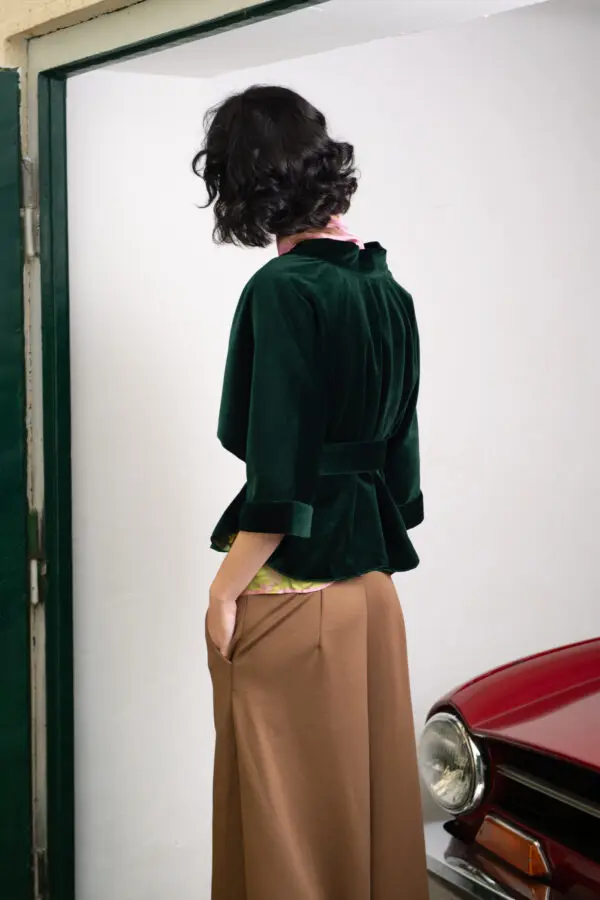 Sametové Kimono Oboustranné