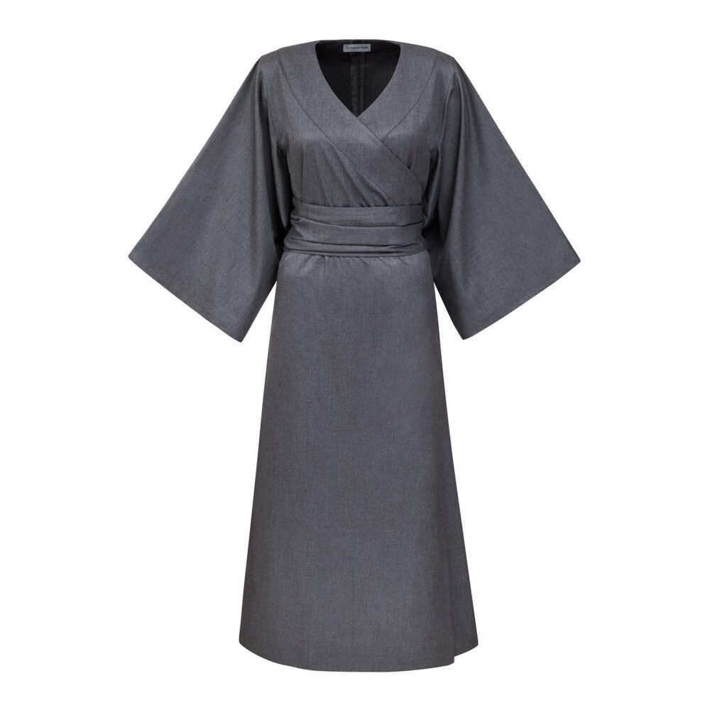 Zavinovací šaty kimono styl