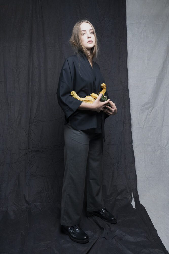 Grey trousers