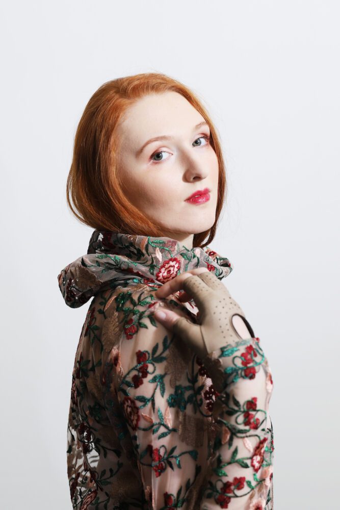 Lace turtleneck
