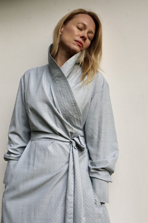 Wrap dress Olive - Image 4