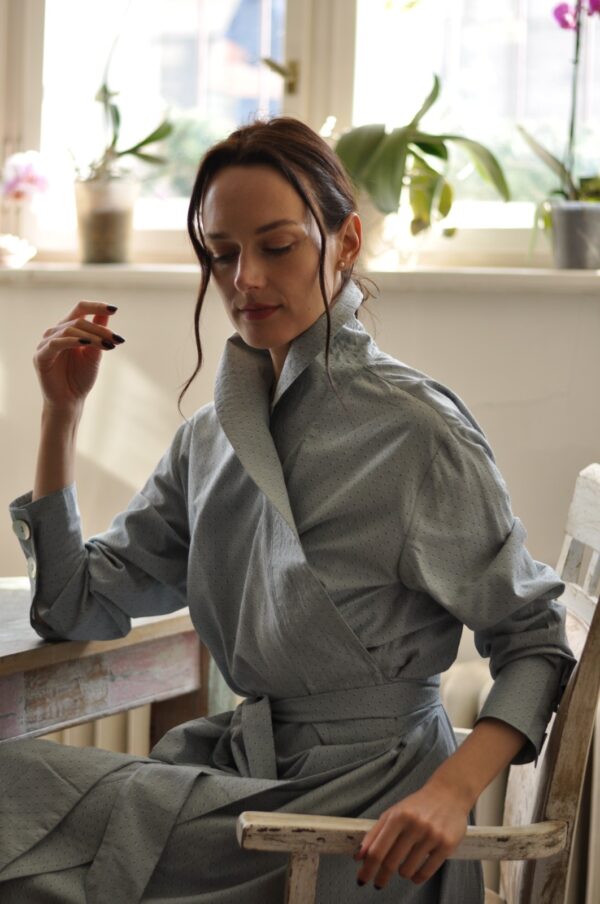 Wrap dress Olive - Image 6