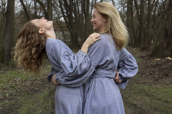 Grey wrap dress - Image 6
