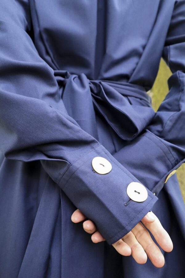 Nocturne blue wrap dress - Image 4
