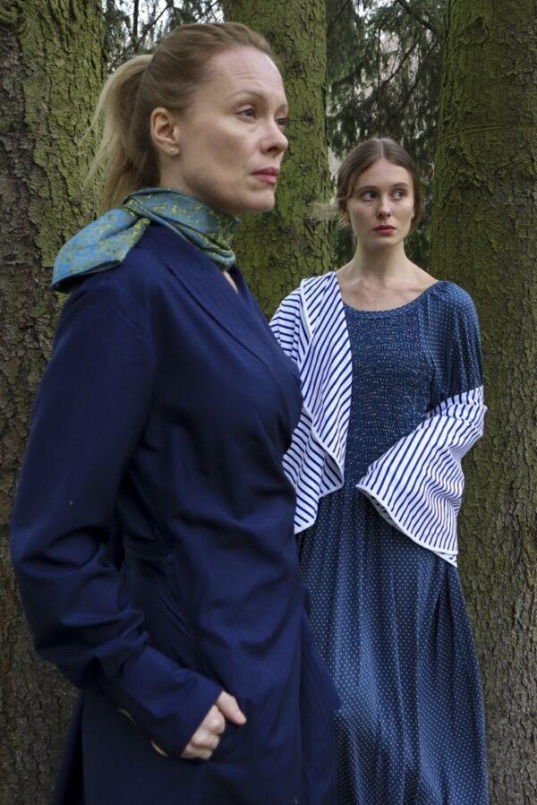 Nocturne blue wrap dress - Image 3