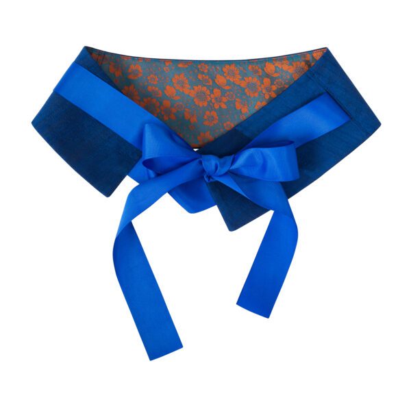 Hedvábný Obi Pásek - Blue