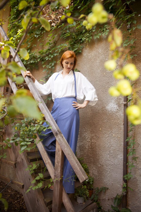 Volné elegantní kalhoty - Image 5