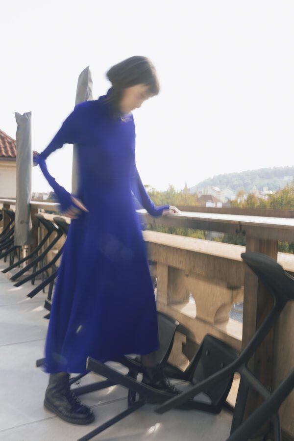 BlueVelvet Winter Dress - Image 3