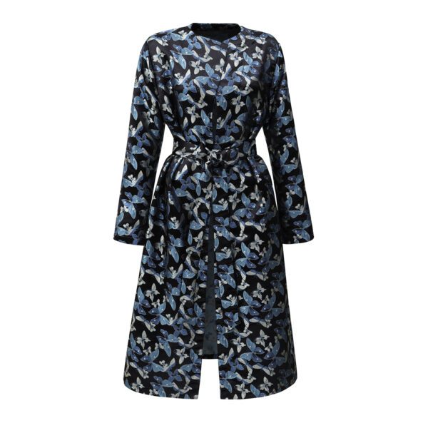 The Butterfly Brocade Silk Coat - SOLD