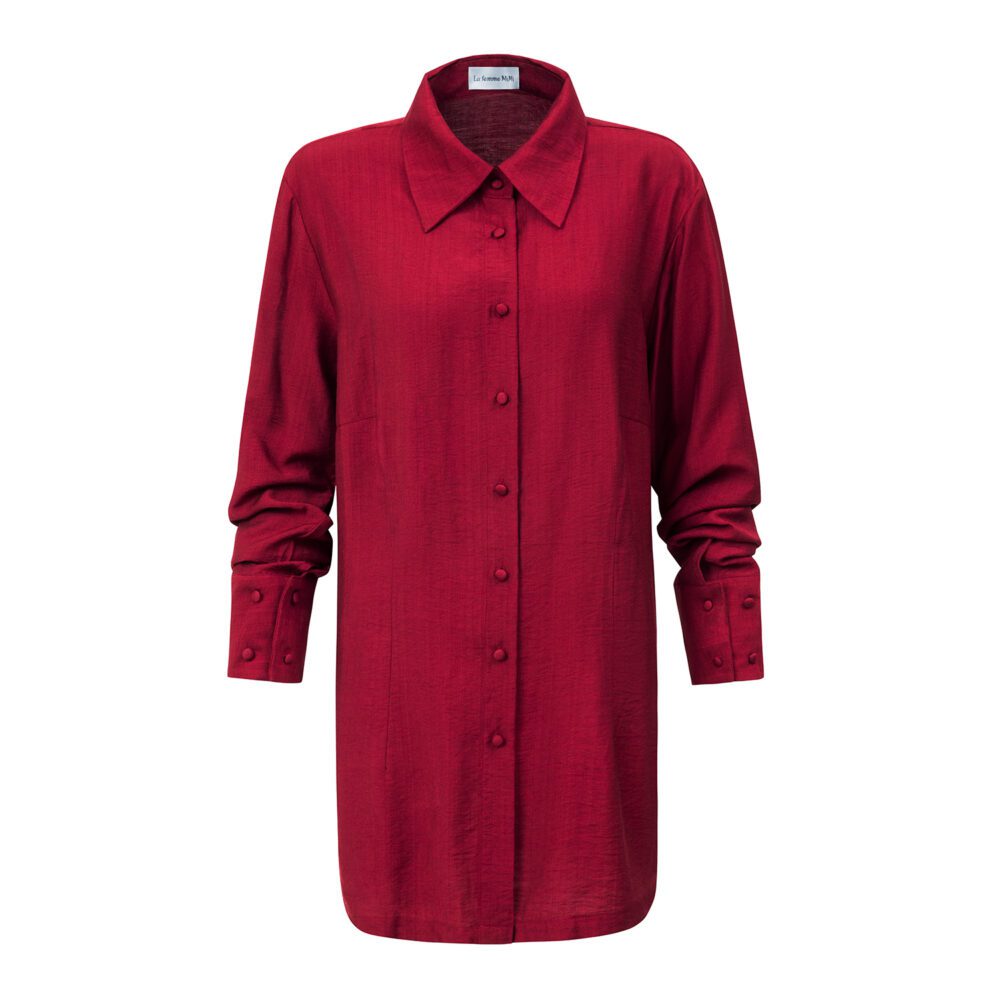 Simple Bordeaux Shirt
