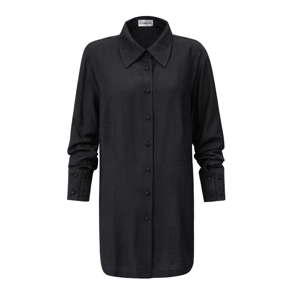The boyfriend silk shirt