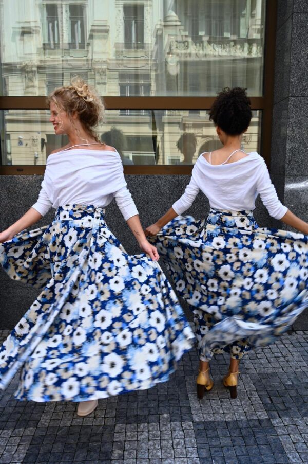 Maxi Sukně Zavinovací