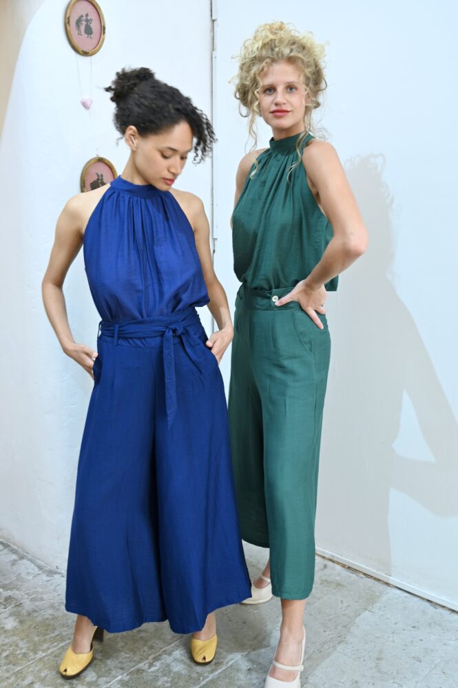 Široké Kalhoty – Modré