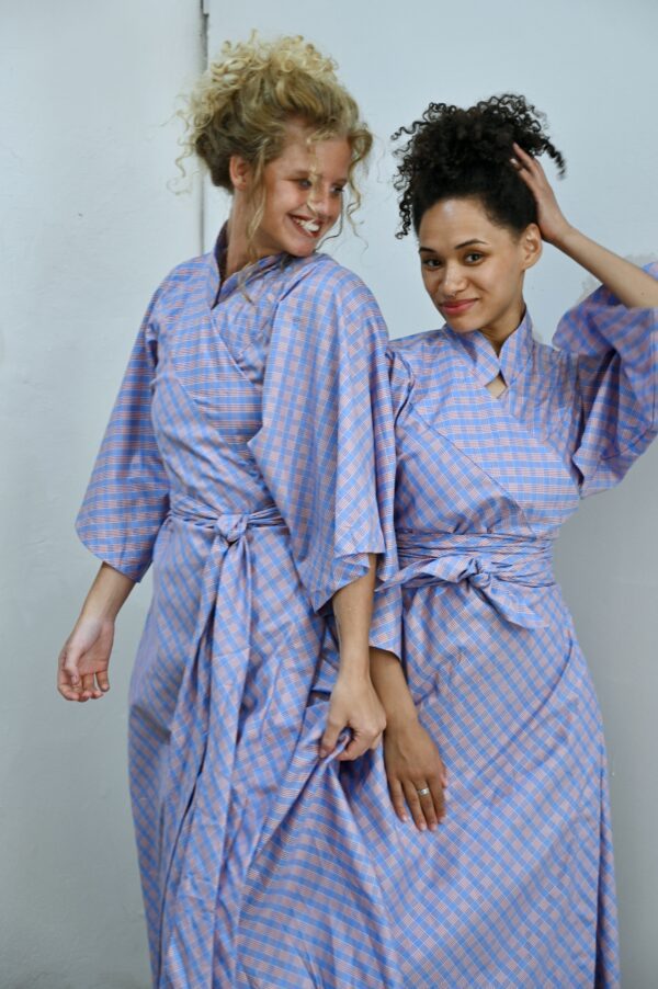 Kimono šaty zavinovací. - Image 7