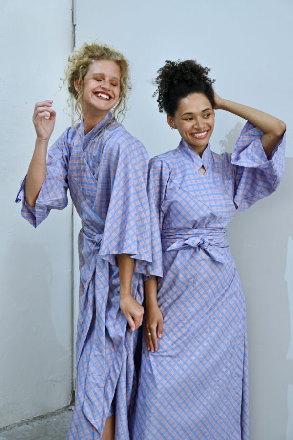 Kimono šaty zavinovací. - Image 2