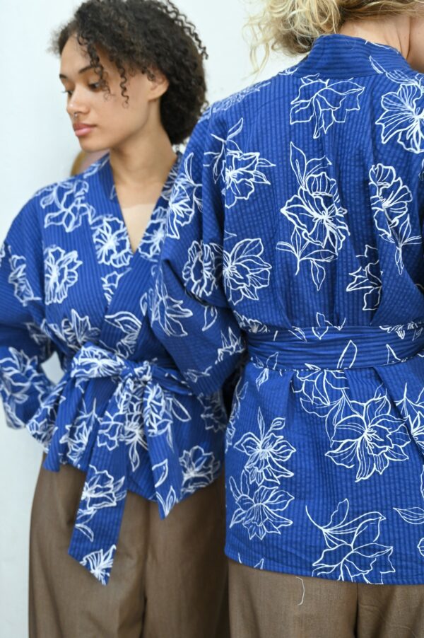 Kimono Halenka - ModroBílé - Image 3