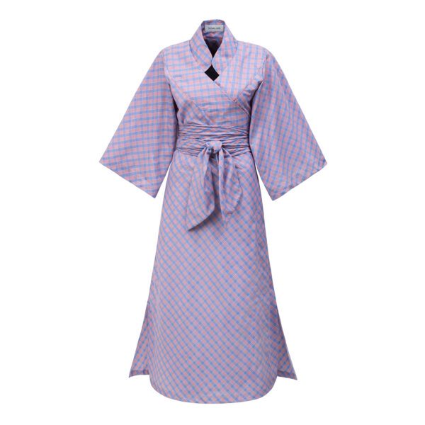 Kimono šaty zavinovací. - Image 2