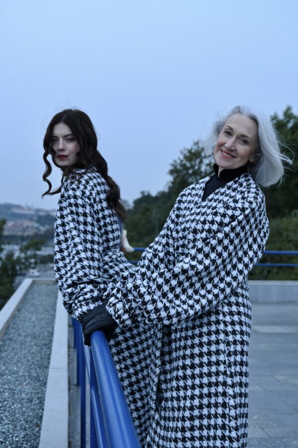 Tweed Long Coat - Image 7