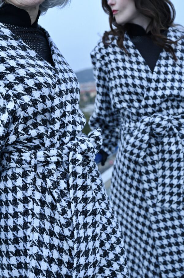 Tweed Long Coat - Image 3