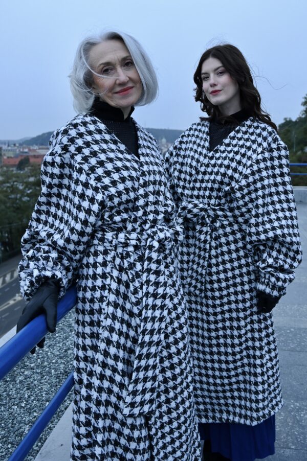 Tweed Long Coat - Image 6