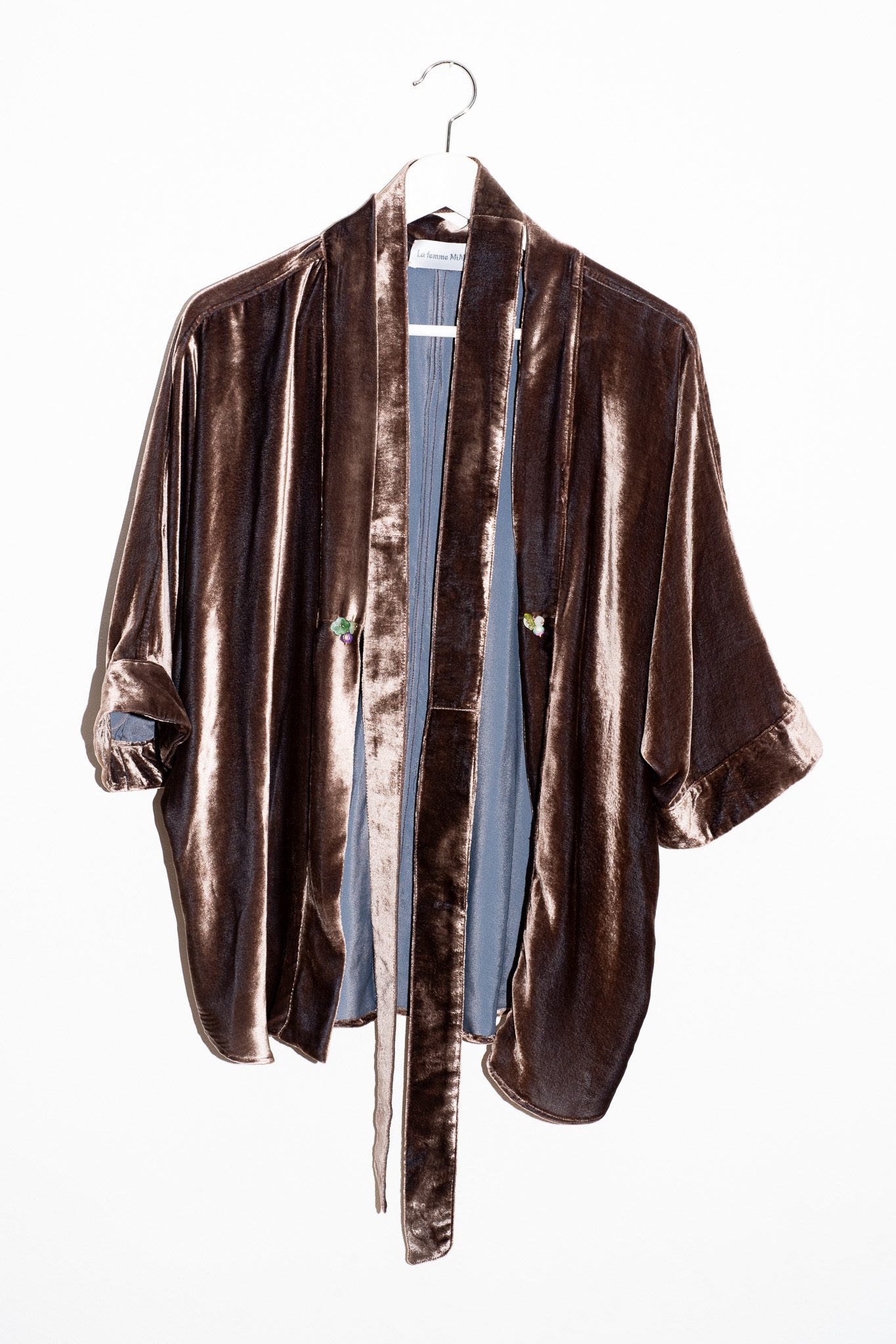 Signature Sametové Hedvábné Kimono - Obrázek 5